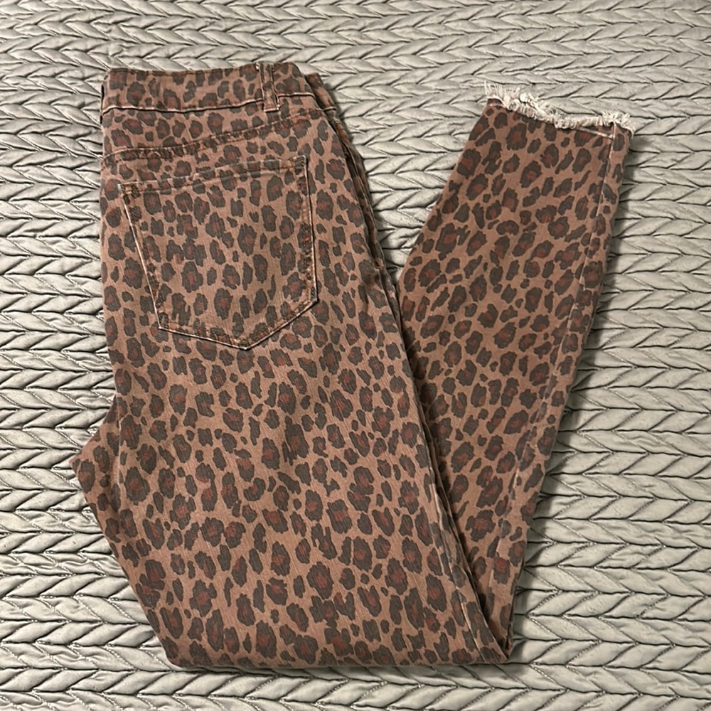Animal Print Jeans